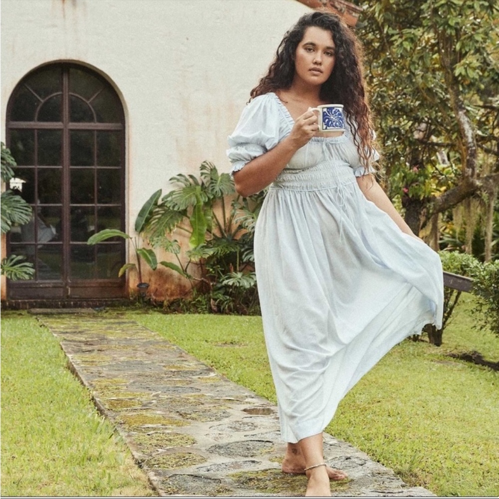 Doen Ischia dress in seaglass M